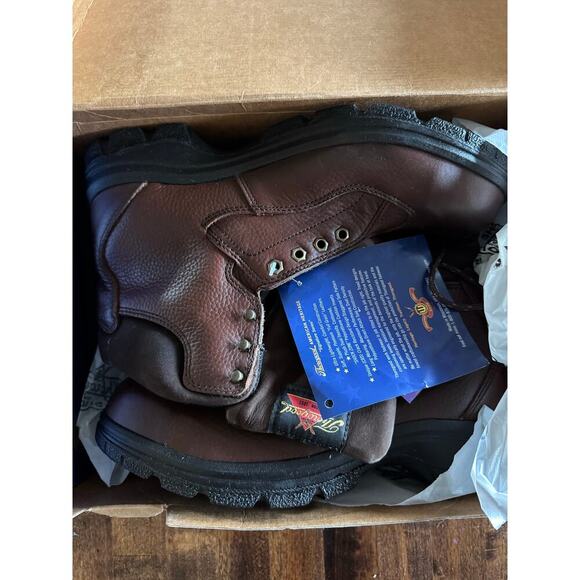 New Thorogood Brown 6” Sport Hiker Safety Toe Made in US sz 12 - Picture 3 of 8